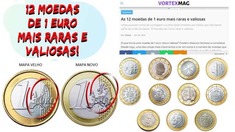 As Moedas do Euro Mais Valiosas: Um Guia Completo