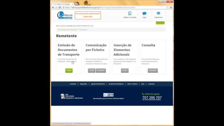 Guia Completo do Portal das Finanças para Transporte