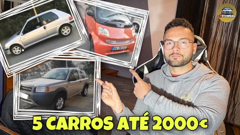 Melhores Carros por Até 2 Mil Euros