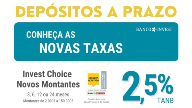 Banco Invest: Vantagens dos Depósitos a Prazo