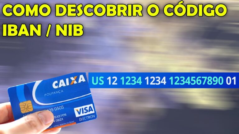 Como Encontrar o IBAN da Minha Conta