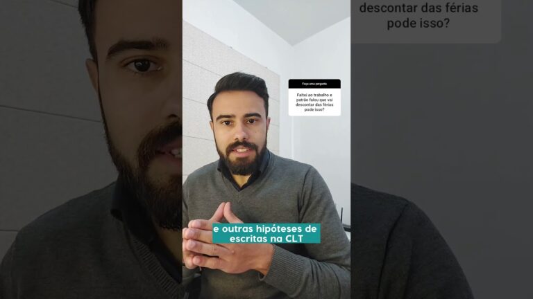 Impacto das Faltas Justificadas nas F&eacute;rias dos Trabalhadores