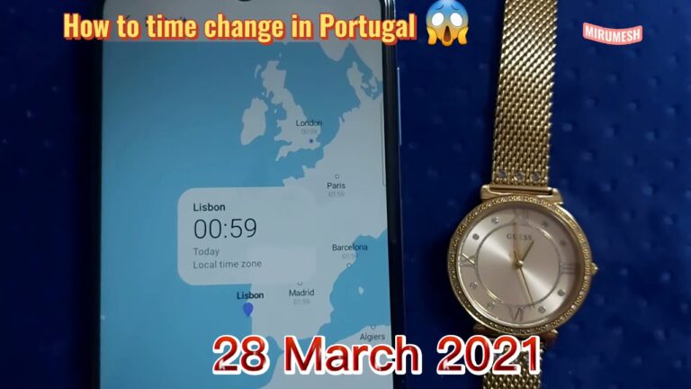 Quando Muda a Hora em Portugal?