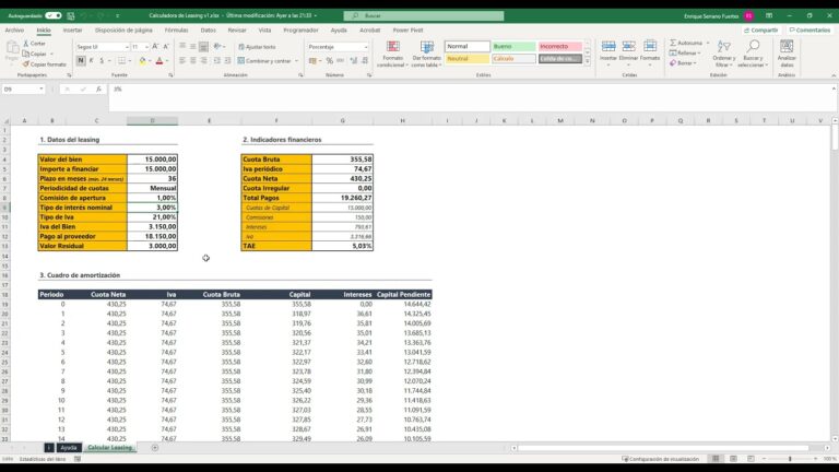 Simula&ccedil;&atilde;o Eficiente de Leasing Autom&oacute;vel